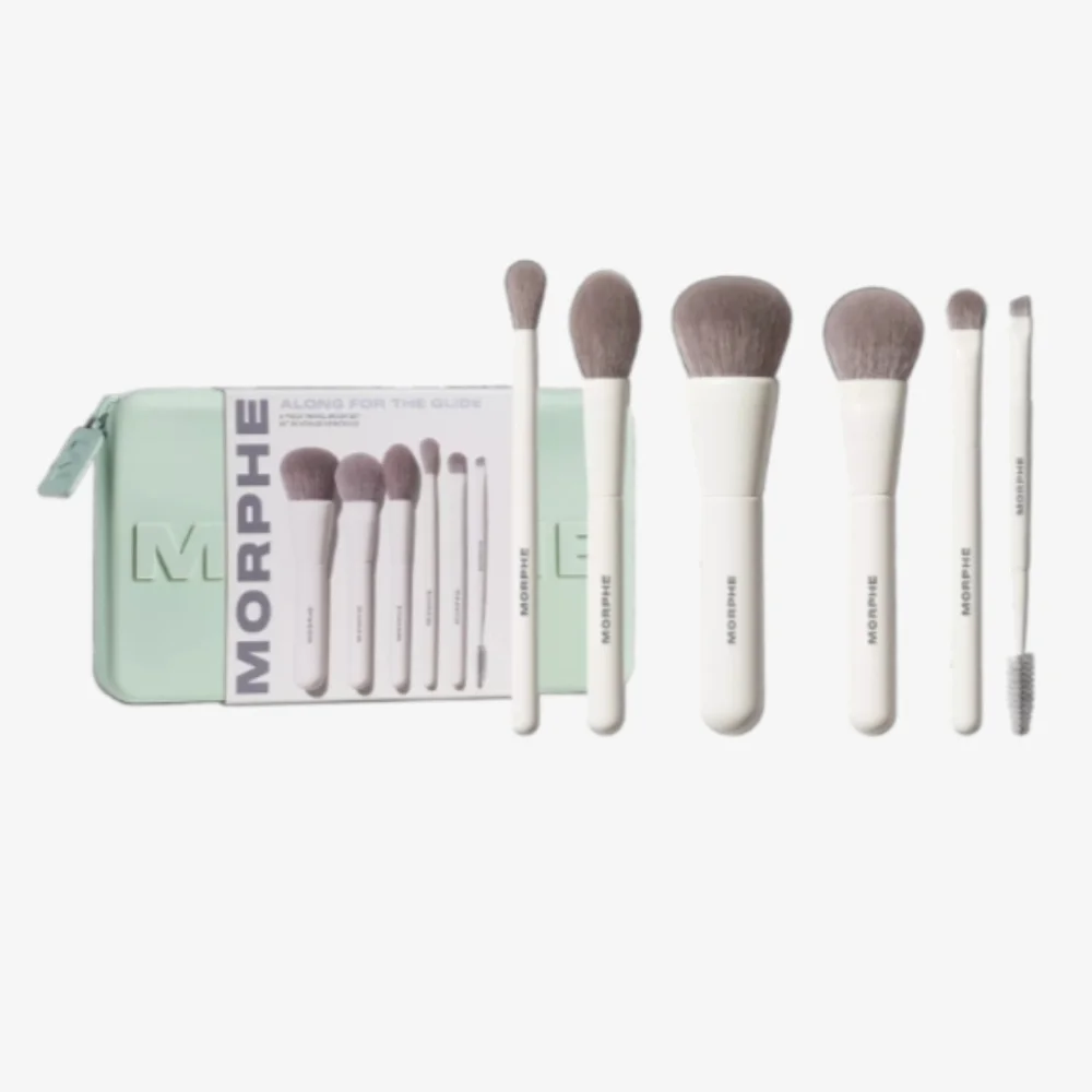 Morphe Along for the Glide 6-Piece Travel Brush Set-NEW